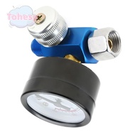 TOHESP Spray Paint Tool Regulator​, ​Adjustable​ ​Pressure Gauge​ Air Pressure Regulator​, ​1/4 Inch