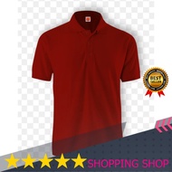 MERAH Polo TELARIS Microfibre Jersey Polo Collar Red QD0605 Oren Sport Jersey Red Collar / LOGO PRIN