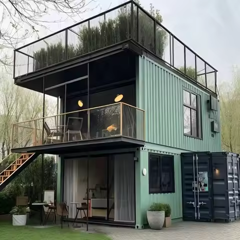 Efficient Modular Container House Expanding Into A 4 Bedroom Luxury Prefabricated Home Plan With Ope
