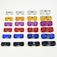 Universal Hose Separator Clamp Fitting AN4 AN6 AN8 AN10 Aluminum Adapter Oil Water Fuel Braided Line