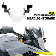 Motorcycle Accessories Headlight Protector Acrylic Transparent Covers For SUZUKI V-STROM 800 DE 800 