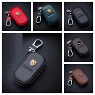 Genuine Leather Porsche Key Case 718 Kaiyan Macan Taycan 992 991 911 Gift