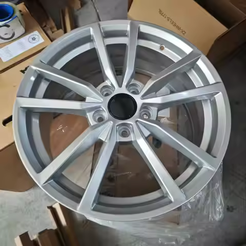 TP Rep Alloy Car Wheel Rim 17 inch ET 35 5X100 CB 57.1 Silver Passenger Car Wheels for VW Golf R GTI