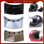 [MagiDeal] Vintage Style Open Face Helmet Visor Peak 5-Snap Replacement UV rays protection
