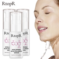 RtopR 3pcs FDA เอสเซ้นส์บำรุงผิวหน้า เอสเซ้นส์คอลลาเจนกรดไฮยาลูโรนิก ผลิตภัณฑ์ดูแลผิวเพื่อลดรูขุมขน 