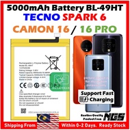 Grade A+ 5000mAh Battery BL-49HT Compatible For TECNO SPARK 6 / Camon 16 / Camon 16 Pro