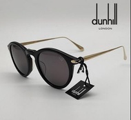 Dunhill - (日本製) 英國品牌Dunhill 男裝黑色膠框 + 金色 Titanium 架 太陽眼鏡 SDH019 700Z