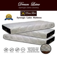 DREAM LATEX Princebed Dream Latex Synergic Latex Mattress in 4 Sizes with FREE GIFT
