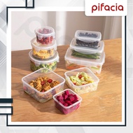 PIFACIA Food Container Set Vegetable Fruit Food Container Freshbox Meal Prep Transparent Multipurpos