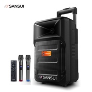 實體店鋪/SF Sansui 400W Rechargeable Portable Wireless BT5.0 PA System Voice Amplifier with Two Built-in