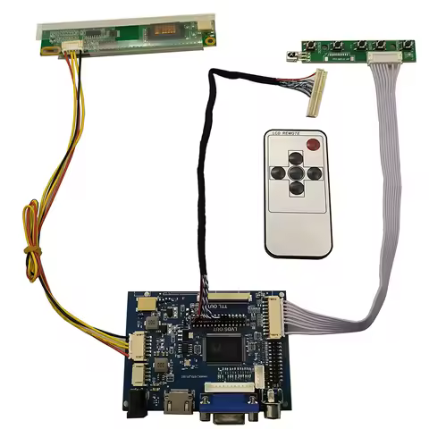 HDMI+VGA Control Board Monitor Kit for B133EW01 V0 LTN121AT02 LCD LED screen Controller Board Driver