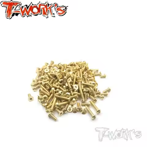 Original T works GSS-IF14 Gold Plated Steel Screw Set 83pcs.( For INFINITY IF14 ) Rc part