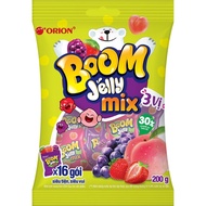 Boom ORION Mixed Fruit Flavor JELLY MIX Orion Gummy Candy 200g Pack