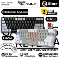 ⚡HOT⚡AULA F3261 61 Keys / AULA F3268 68 Keys⚡RGB Swappable Mechanical Gaming Keyboard⚡LED Backlit So
