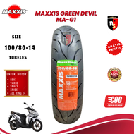 Maxxis Ma-G1 Green Devil 100/80-14 TL Tubeless free pentil