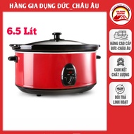 KLARSTEIN Slow Cooker 6.5 liter Premium Multifunctional Slow Cooker, Has 3 Big and Small Steps, Remo