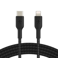 Belkin สายชาร์จเร็วพร้อมถ่ายโอนข้อมูล BOOST↑CHARGE™ Braided C to Lightning 1M 2M แบบถักเชือก สำหรับ