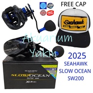 4077 SEAHAWK SLOW OCEAN WITH CAP OVERHEAD BAITCAST BC SALTWATER JIGGING FAST JIG FISHING REEL MESIN 