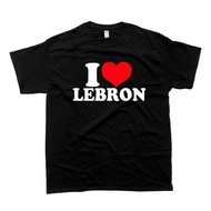 Saya Suka Lebron I Heart Lebron T-Shirt Grafik Top Gif Uniseks