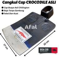 Cangkul Cap Buaya Original Produk Import Chilington Crocodile - Cangkul Baja Anti Lengket - Pacul Sawah Super Tajam