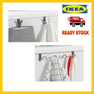 💥HOT ITEM💥 IKEA KLUNSA STORAGE STEEL /  CABINET DOOR TOWEL HANGER  / PENYANGKUT TUALA IKEA