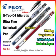 PILOT G-TEC-C4 Ultra Fine Rollerball Pen - Black - Blue - Red