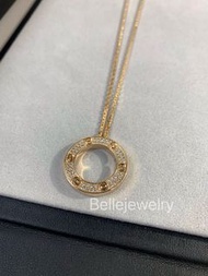 Cartier necklace Love滿鑽頸鏈 經典螺絲圓圈滿鑽項鏈