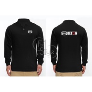 WIKA BETON LONG-SLEEVED COLLAR T-SHIRT - WIKA LONG-SLEEVED COLLARPOLO - WIKA COLLAR SHIRT - CUSTOM