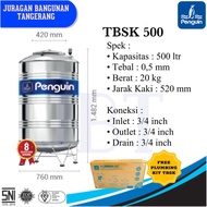 Toren / Tangki Air Penguin Stainless 500 Liter - TBSK 500