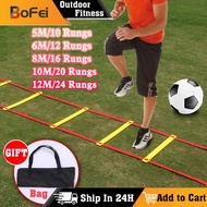 Agility Training Speed Ladder Football Basketball Training 5M/6M/8M/10M/12M Agility Cones(Yellow/Red