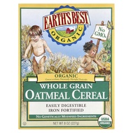 Earth's Best, Organic Whole Grain Oatmeal Cereal, Organic Whole Grain Multi-Grain Cereal, 8 oz (227 