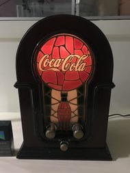 Coca Cola 可口可樂 (着燈/有盒) 懷舊 經典 實木 馬賽克 收音機 Fm/Am 電訊盈科 出品