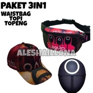 0sling bags SQUID GAME Waistbag Boys Character SQUID GAME/sling bags Kids premium Quality