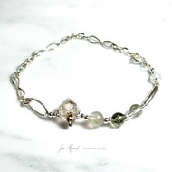 多層次風格-無限能量-閃靈鑽-純銀系手鍊