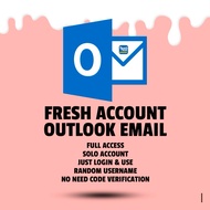 NEW Fresh Outlook Mail Account