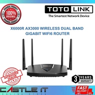 TOTOLINK X6000R Router AX3000 Dual Band WiFi 6 Gigabit MU-MIMO Support Unifi Maxis Time Fiber