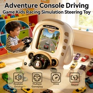 Racing Console Kids Toy Driving Simulation Steering Wheel Adventure Game