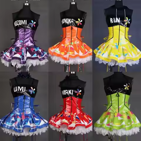Love Live Cyber Idolized Maid LED Gaming Game Awaken All Members Minami Kotori Uniforms Cosplay Cost