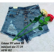 Hot pant jeans four buttons 27-30
