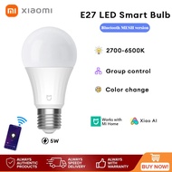 Xiaomi Mijia LED Bulb E27 Smart 5W 2700-6500K Dual Color Bluetooth Mesh Version Voice Control Light 