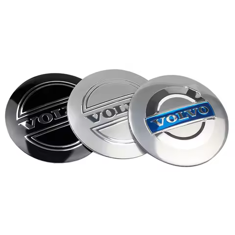 4pcs 56/60mm Car Wheel Center Cover Hub Caps Stickers Accessories For Volvo Rdesign AWD XC60 XC90 V6