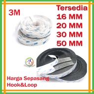 Tape Hook And Loop 9448A Glue Brand 3M Adhesive Tape Double Tape Nylon Coarse Smooth 2-sided Velcro Sticker