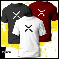 new XRP Logo BTC Crypto Design T-shirt Cotton 1 Fashion Unisex Black White Gray Maroon Red S-5XL