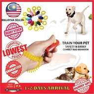 ☹[1 pc] Pet Training Clicker Cat Dog Training Clicker & Strap Alat Melatih Pet Kucing Anjing