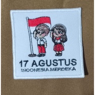 August 17 logo for children's clothes, bags, hats