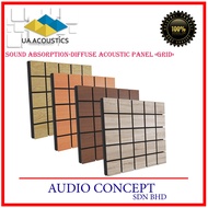 UA Acoustic Sound Absorption-Diffuse Acoustic Panel «Grid»-2Pcs/Box