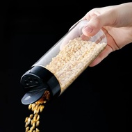 6Pcs 900/270ml Clear Spice Container Bottle Portable Dual Outlet Pepper Shaker Salt Seasoning Jar BB