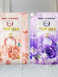 Nước giặt hương hoa hồng Top Gia túi 2 lít