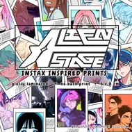 ALIEN STAGE Instax Inspired Laminated Art Prints [ALNST FANMADE/UNOFFICIAL MERCH]