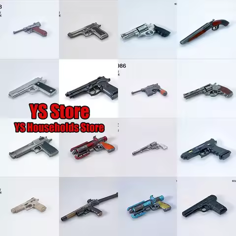1/6 Soldier Military M1911 P92 P320 R45 TT-33 TTIG34 M1895 MP5 Mini Static Plastic Model Gun Pistol 